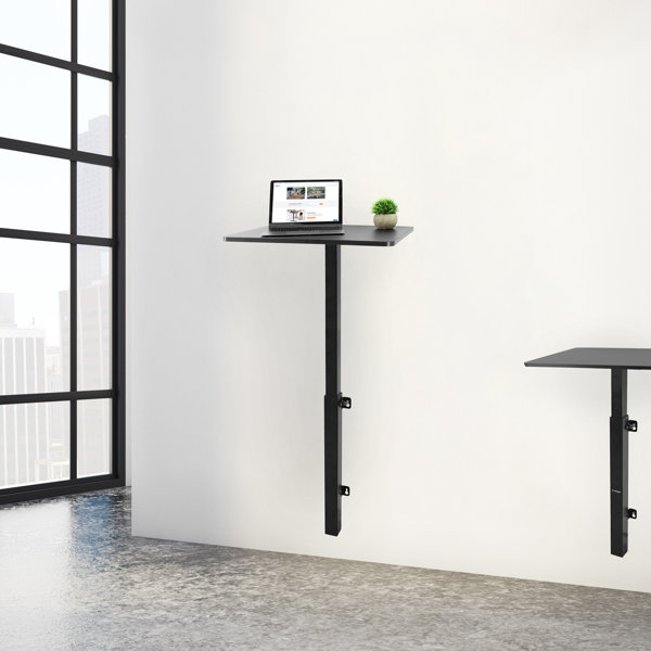 Mount it Height Adjustable Wall Mounted Workstation Sit Stand